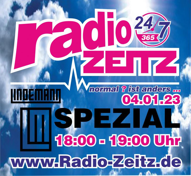 04.01.23 Lindemann Spezial von 18:00 -19:00 Uhr auf www.Radio-Zeitz.de 🤘